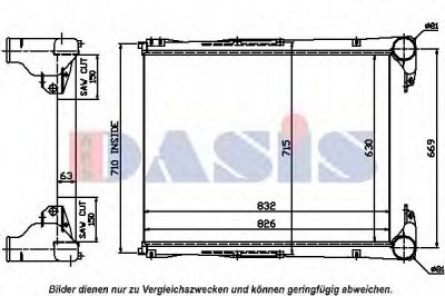 AKS DASIS 397009n -  Интеркулер